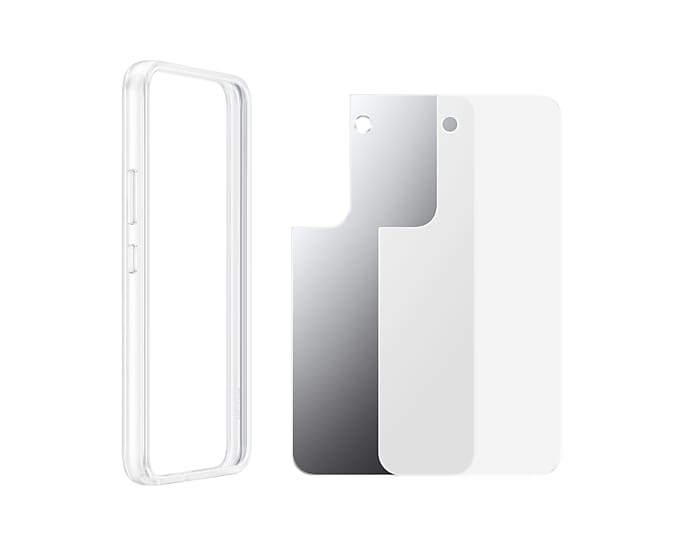 Husă Samsung Galaxy S22 Transparentă Frame Cover Originală - imagine 4