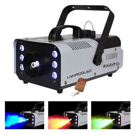 Mașină Fum 900W cu LED-uri, Ibiza Light, DMX Ready