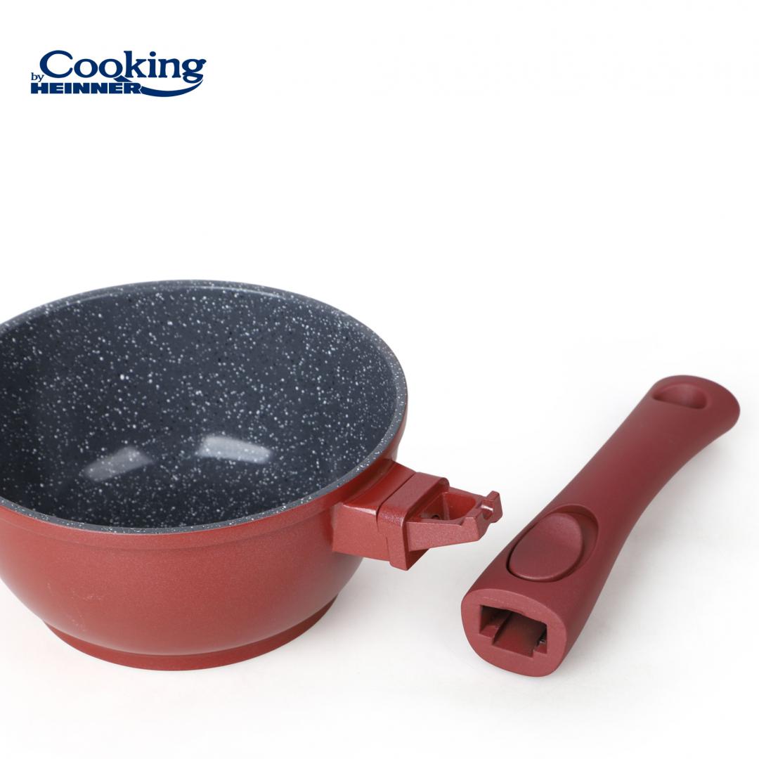 Caserola Heinner Calabria 1.3L Aluminiu cu Capac - imagine 4