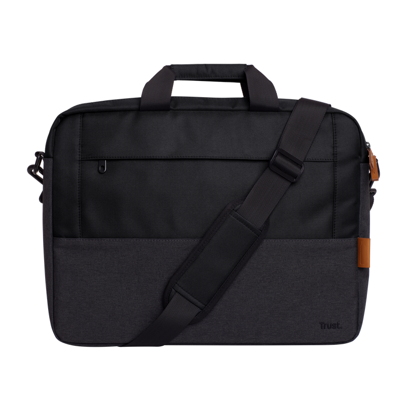 Geanta Laptop Trust Lisboa 16" Negru - Compartimente Dual - imagine 2