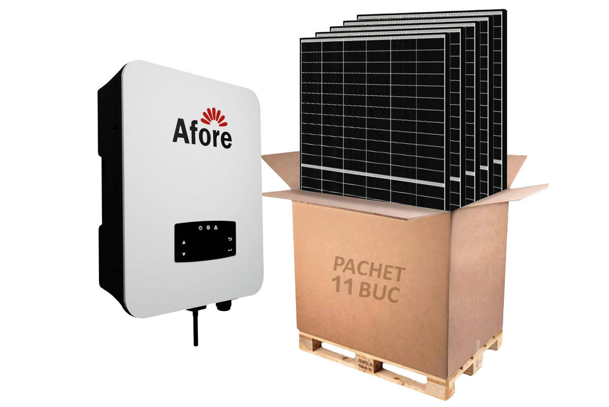 Kit Fotovoltaic Afore 5KW - 11 Panouri 455W