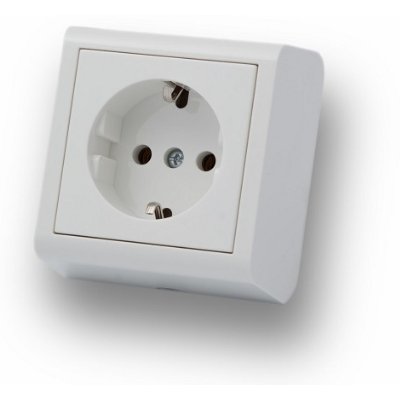 Priza Schuko Ovivo NIVO OV00669, 10A, 250V, montaj aplicat