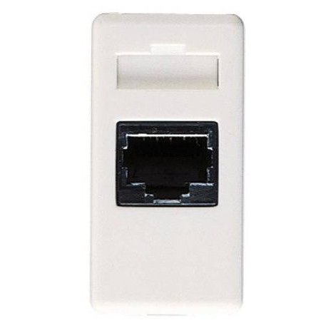 Priza Telefon RJ11 Gewiss System, 1 Modul, Alb