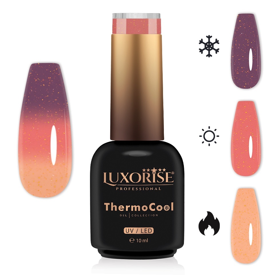 Oja Semipermanenta Termica 3 Culori LUXORISE Sunset Enigma