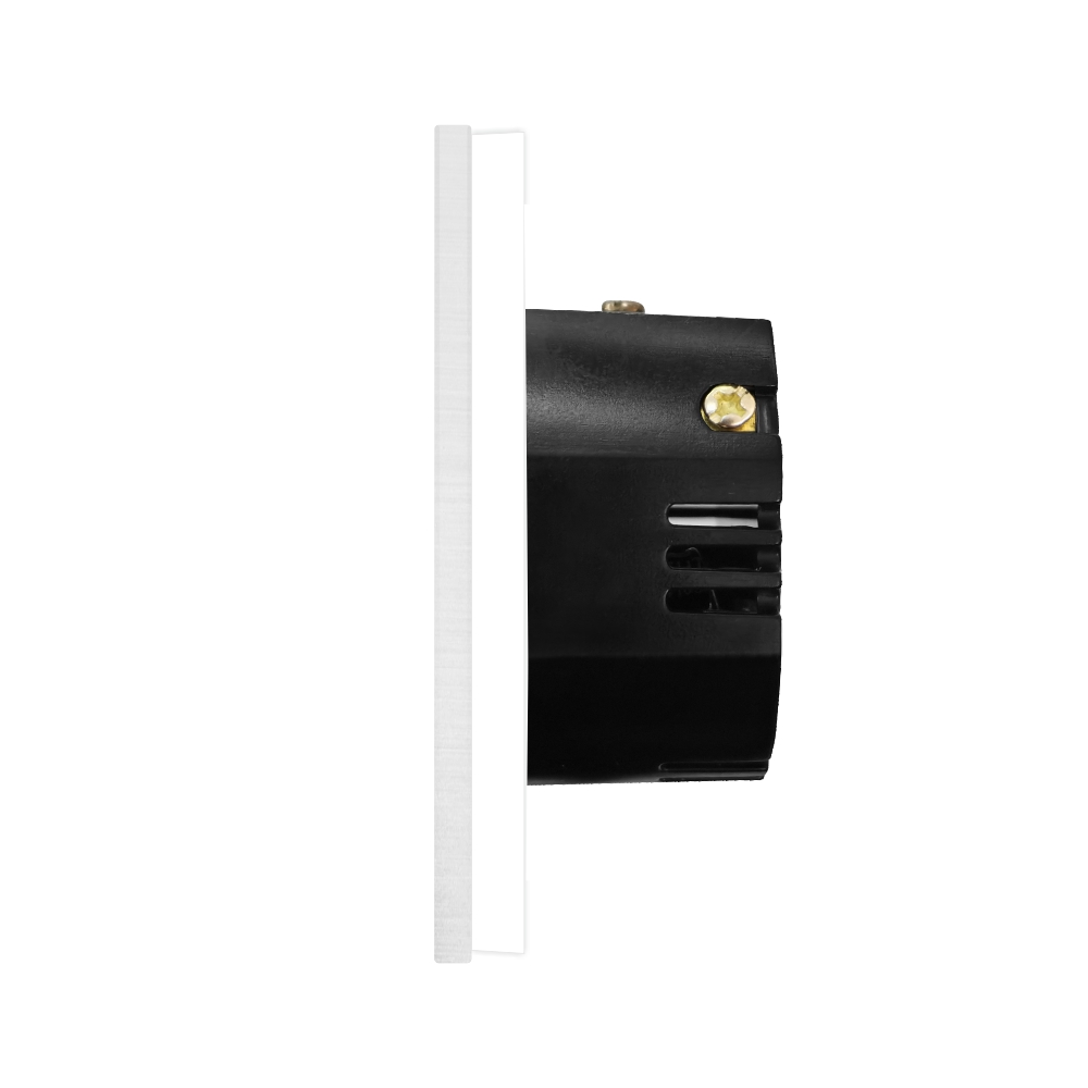 Intrerupator Touch Dublu RF433, Aluminiu/Sticla LUXION - imagine 3