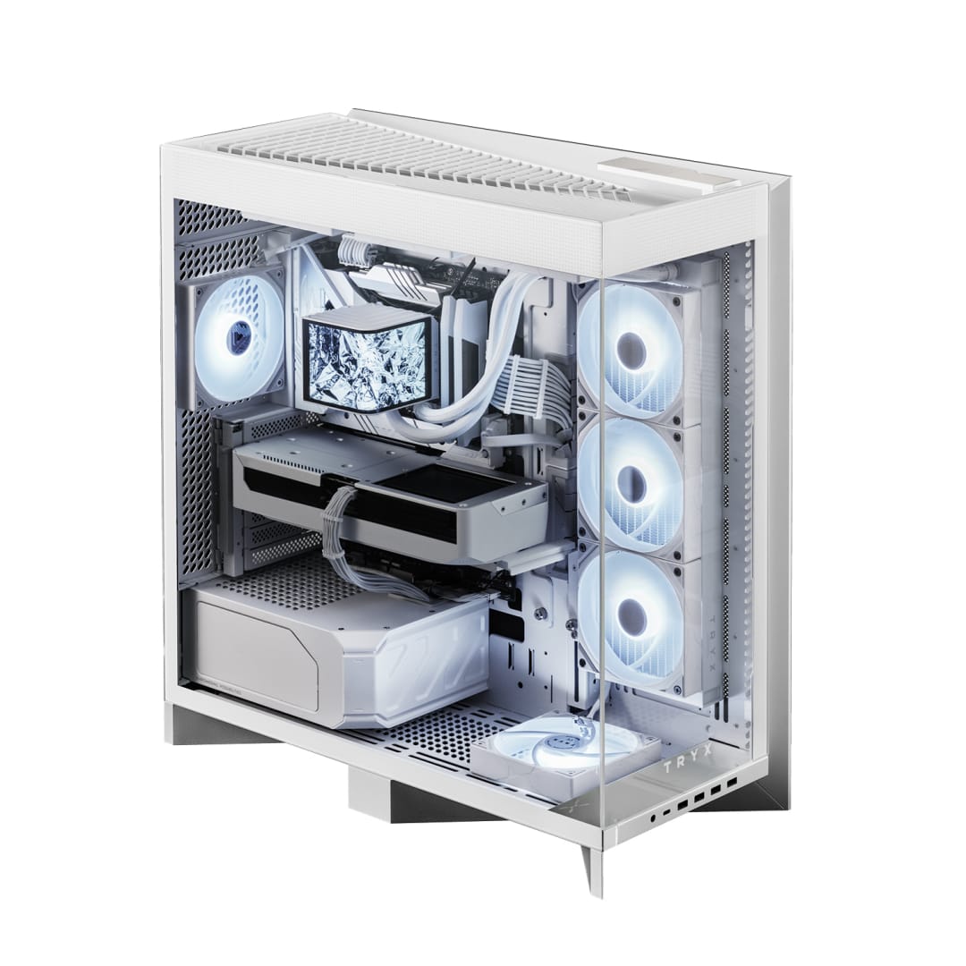 Carcasa TRYX LUCA L70 Mid Tower Alb - Tempered Glass, E-ATX - imagine 3