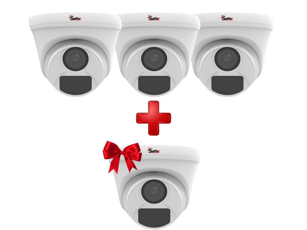 Kit Supraveghere Safer 4 Camere Full HD