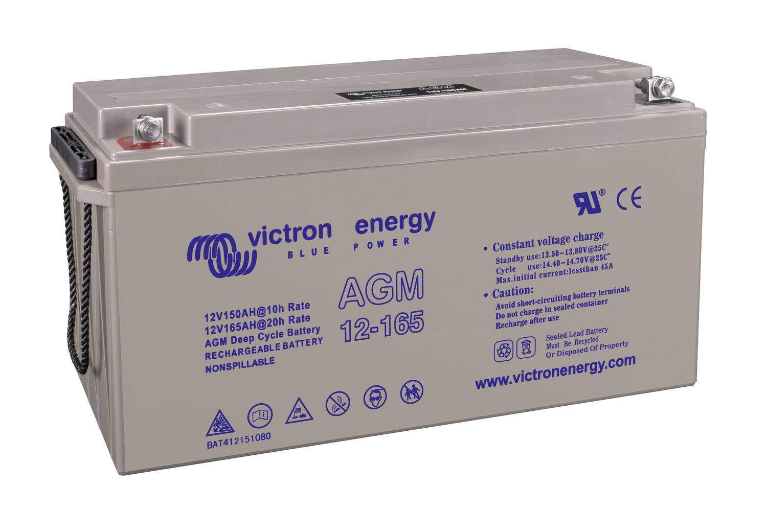 Acumulator Victron Energy Deep Cycle AGM 12V 165Ah - imagine 4
