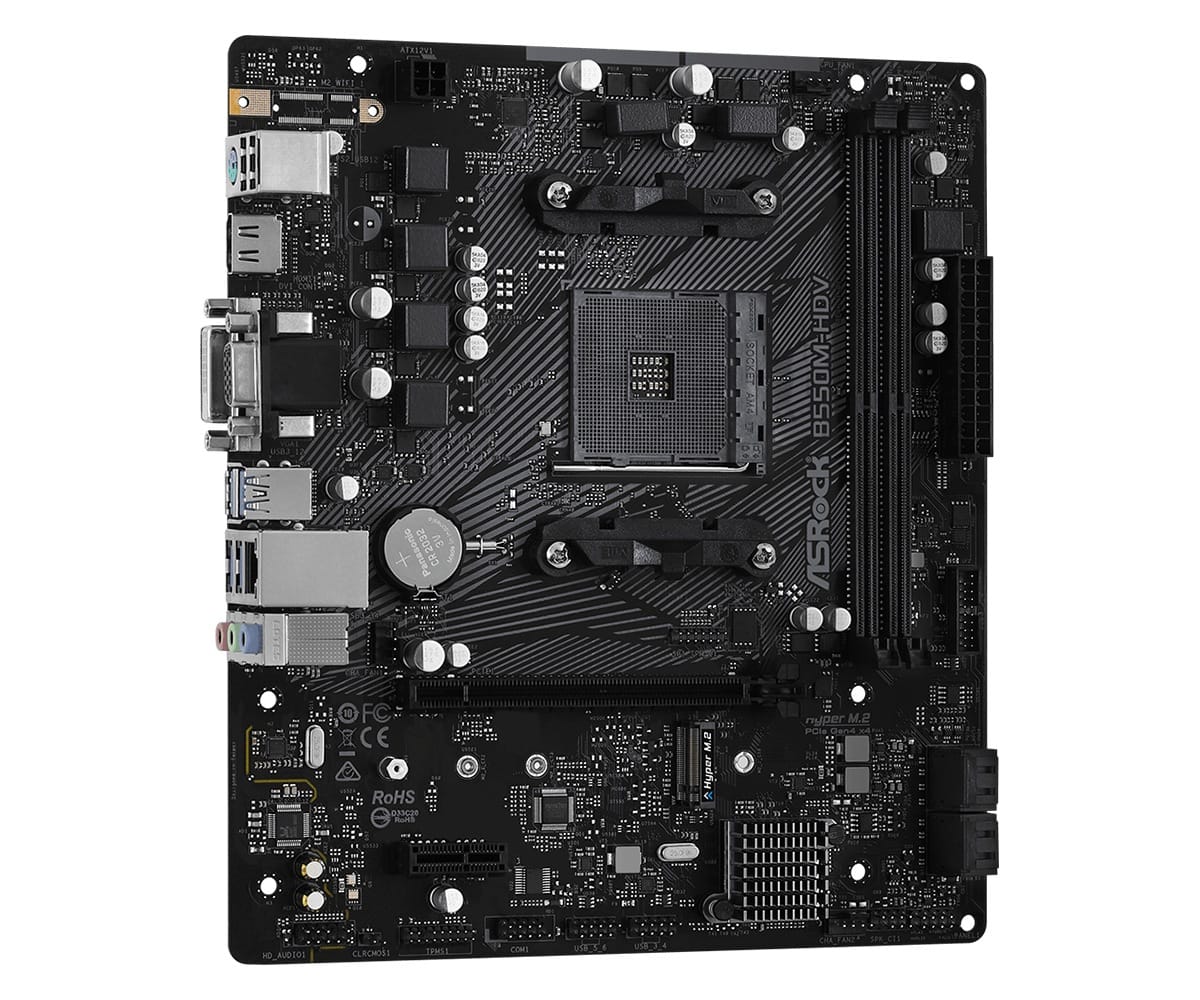 Placă de Bază ASRock B550M-HDV mATX AMD AM4 | Placă Video dedicată - imagine 9