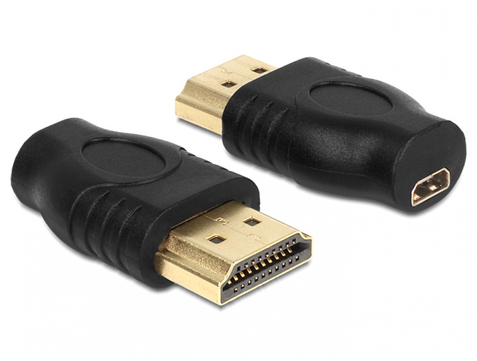 Adaptor Micro HDMI-D la HDMI-A Delock