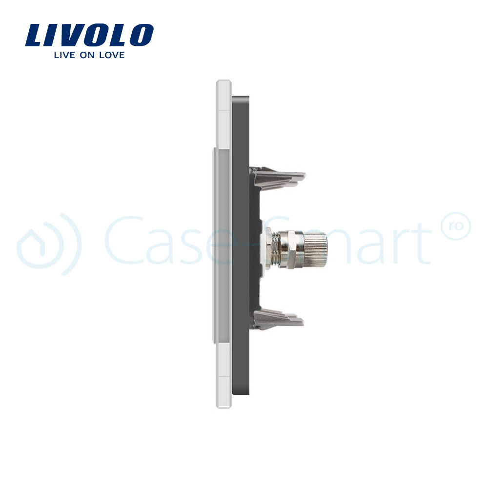 Priză TV Dublă Livolo cu Ramă Sticlă - imagine 23