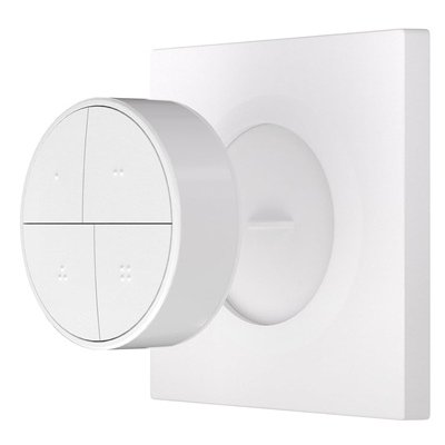Intrerupator Smart Sonoff Fusion SNZB-01M, 4 Butoane, Protocol Dublu Zigbee 3.0 & eWeLink-Remote, Wireless, Alb / 6920075743609