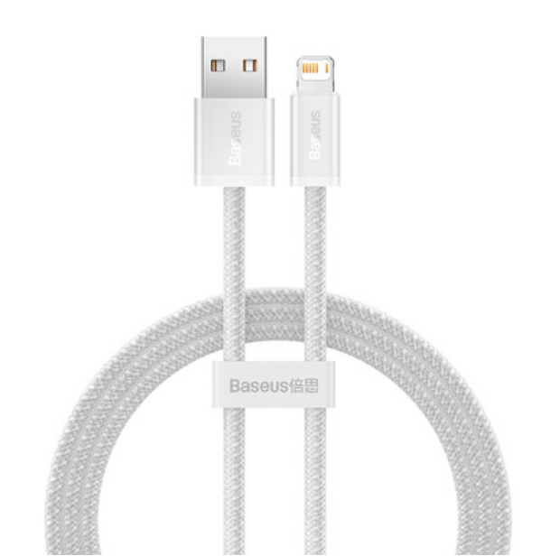 Cablu Lightning Baseus Dynamic Series 1m Alb - Încărcare Rapidă