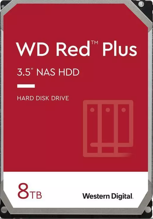HDD Intern WD Red Plus 8TB 256MB | Stocare NAS de Performanță - imagine 4