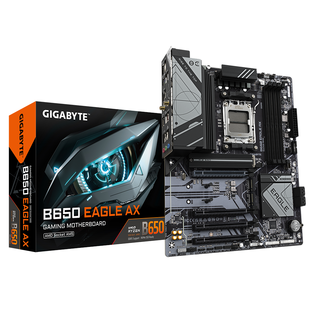 Placă de bază GIGABYTE B650 EAGLE AX AM5 ATX WiFi 6E - imagine 2