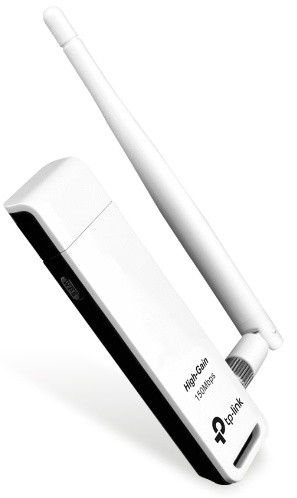 Adaptor USB Wireless Tp-Link Omada TL-WN722N, 150Mbps, antena detasabila 4dBi, WPS