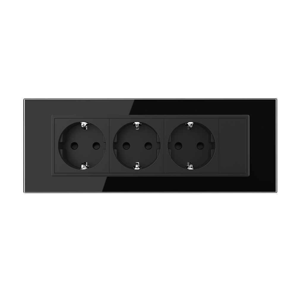 Priza Triplă Livolo Sticlă 6/7 Module - imagine 6