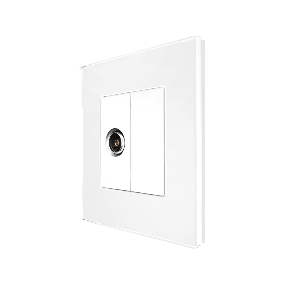 Priza TV LUXION Rama Sticlă