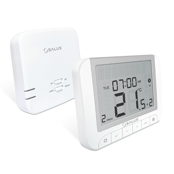 Termostat Salus RT520RF, Control Eficient, Ecran LED