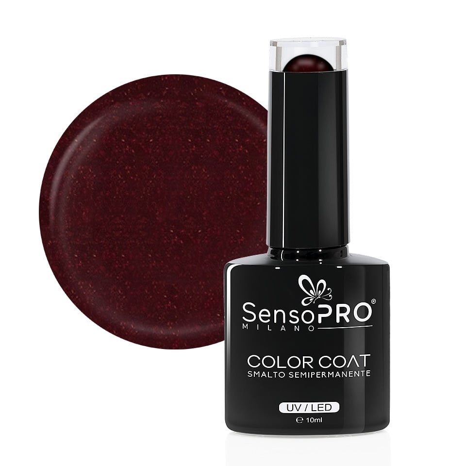 Ojă Semipermanentă SensoPRO Milano 10ml, 073 Silky Burgundy