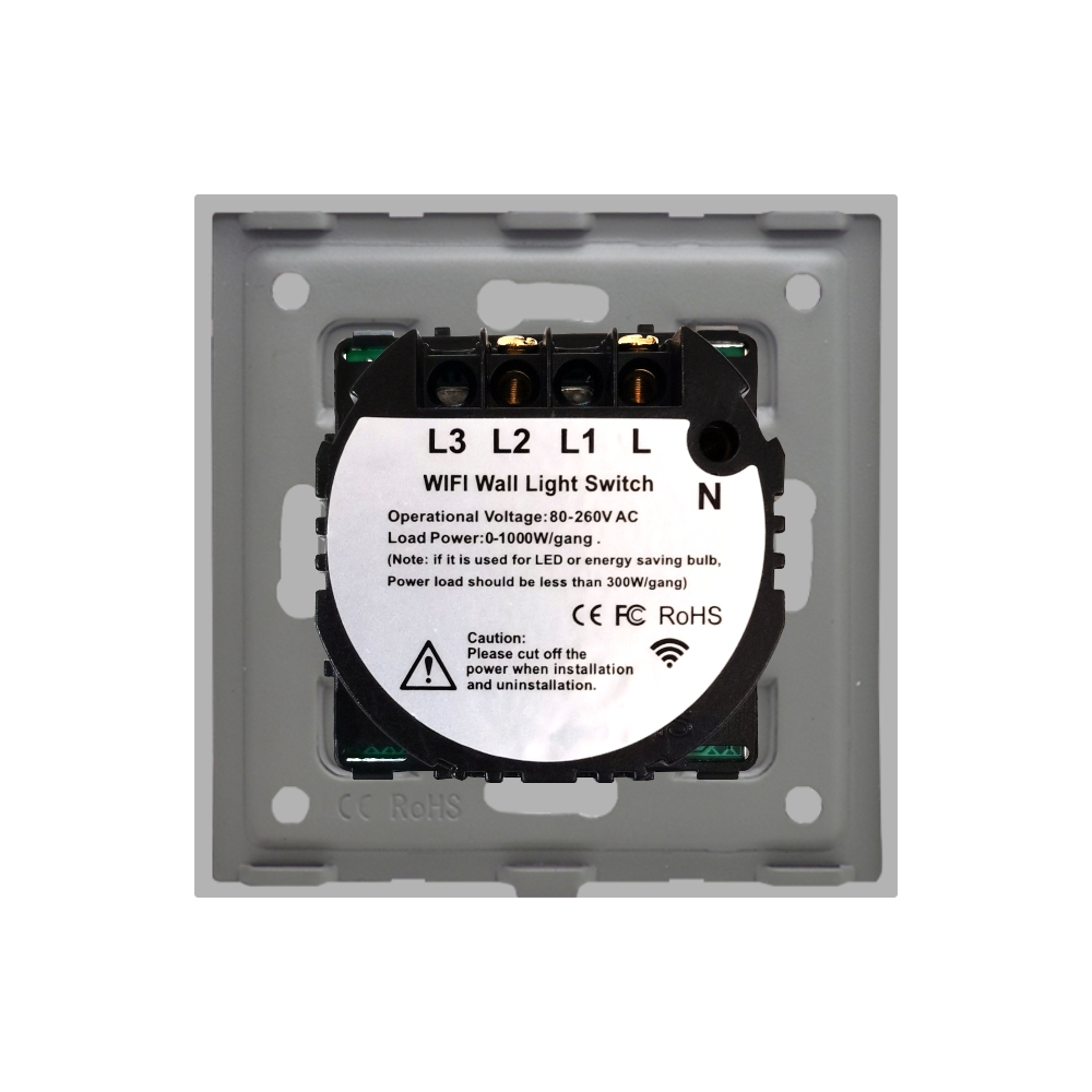 Intrerupator Touch Wi-Fi LUXION RF433 - imagine 16