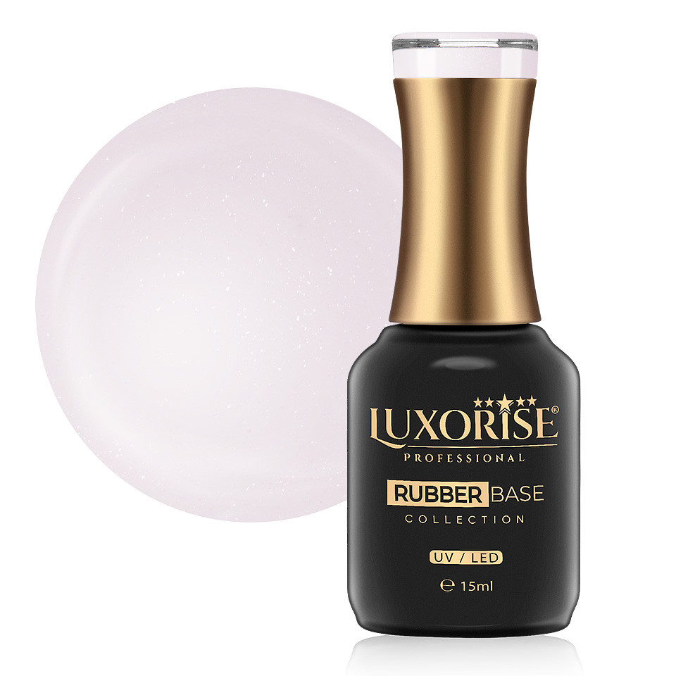 Rubber Base LUXORISE Nude Tornado 15ml pentru unghii fragile