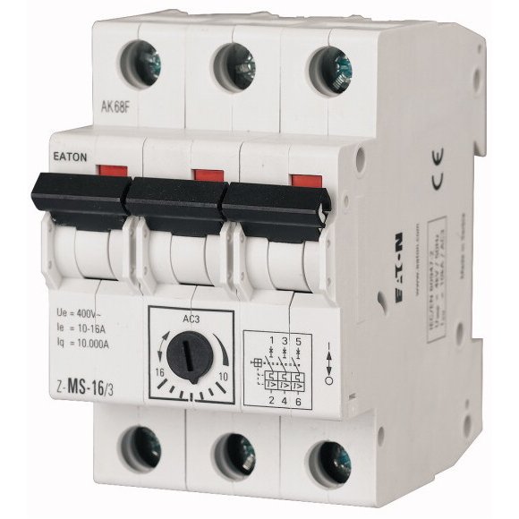 Protecție Motor 3P Eaton 6.3-10A, Siguranță Optimă