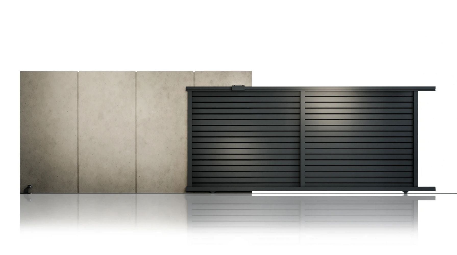 Poartă culisantă Virtuoso jaluzea aluminiu 4000x1800mm