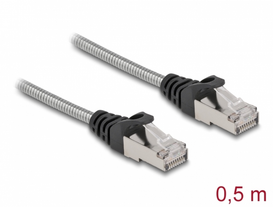 Cablu Delock RJ45 Cat.6A FTP 0.5m