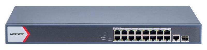 Switch PoE Hikvision 16 Porturi 130W