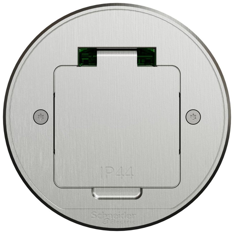 Doză pardoseală rotundă XS Schneider, IP44 - imagine 1