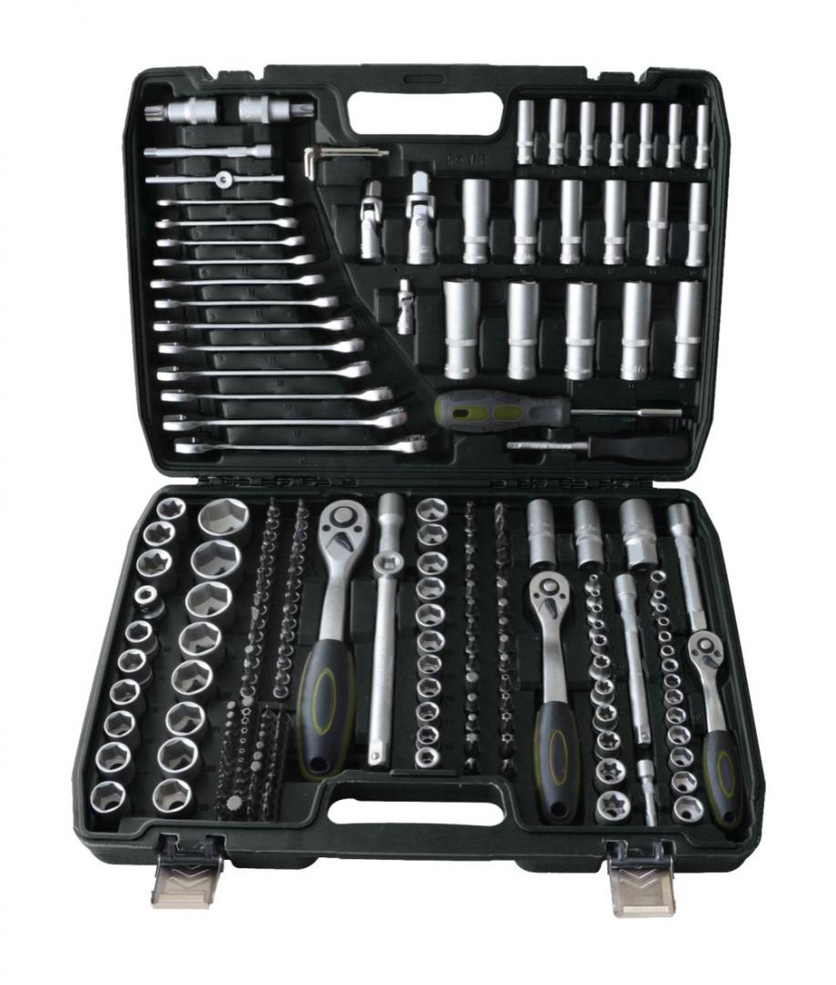Trusă Scule 216 Piese Heinner CR-V 1/4" 3/8" 1/2" Profesionistă