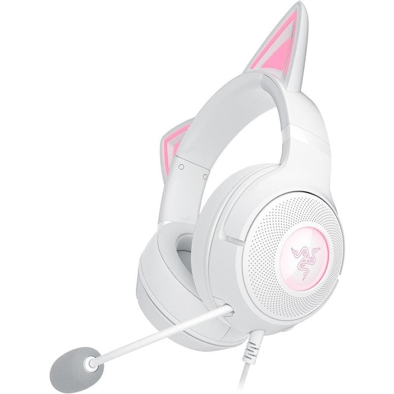 Căști Gaming Razer Kraken Kitty V2 USB-A Alb - RGB - imagine 4