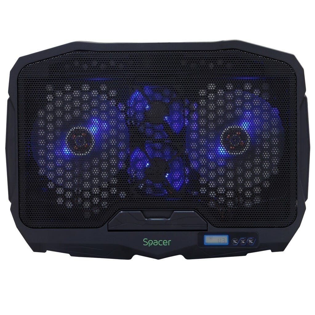 Stand Spacer SPS-Gaming 17", 4 Ventilatoare, Ergonomic - imagine 2