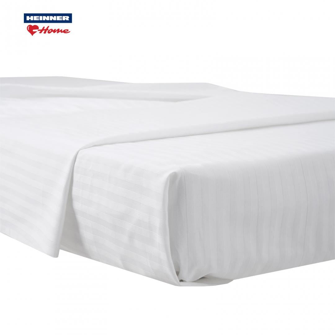 Cearceaf Pat Hotel Damasc 150x260 cm - Calitate Superioară - imagine 5