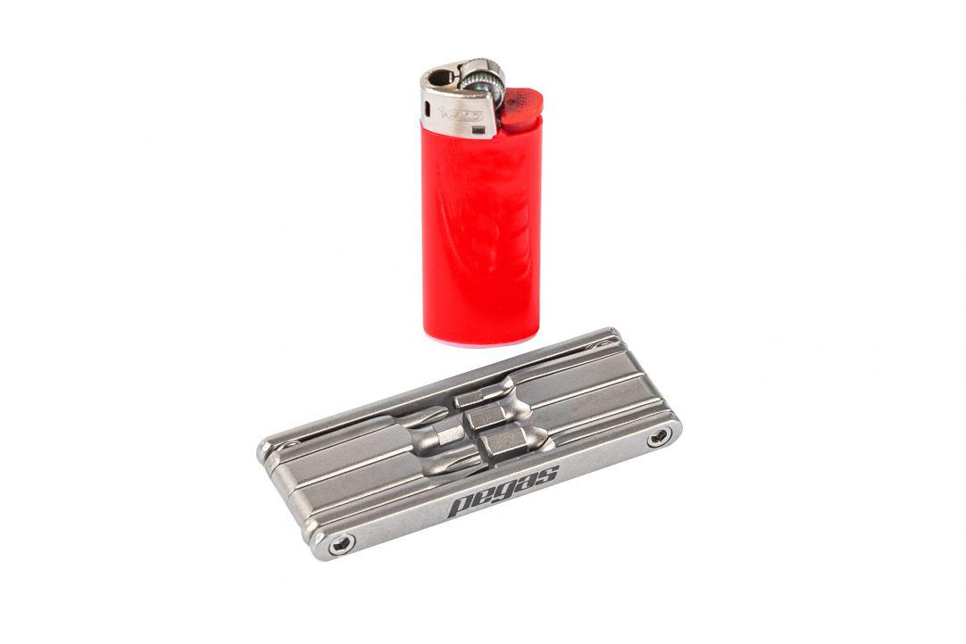 Mini Set Scule Pegas 8 in 1 Oțel Cr-V - Compact și Versatil - imagine 4