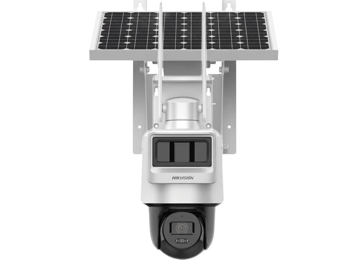 Camera cu panou solar 4G PT Hikvision DS-2DE2C200IWG-K-4G-C05S10, 2MP, PIR + Radar, audio bidirectional, slot microSD, IP66