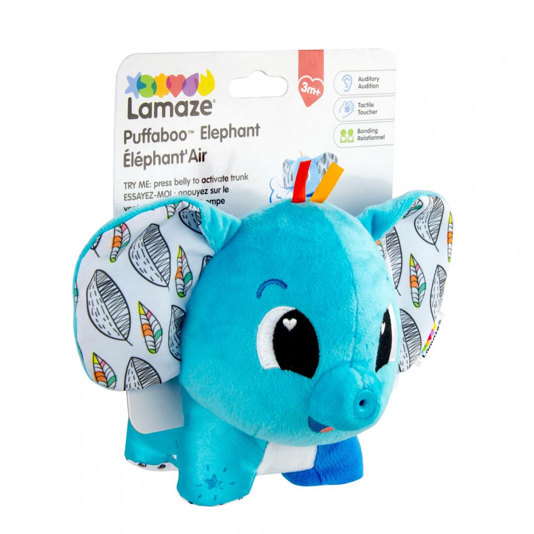 Lamaze Elefantul Pufaila - Jucarie Senzoriala Colorata