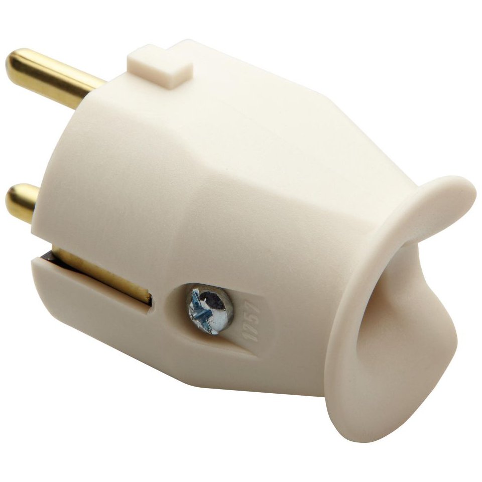 Stecher drept alb 16A Gewiss GW28011