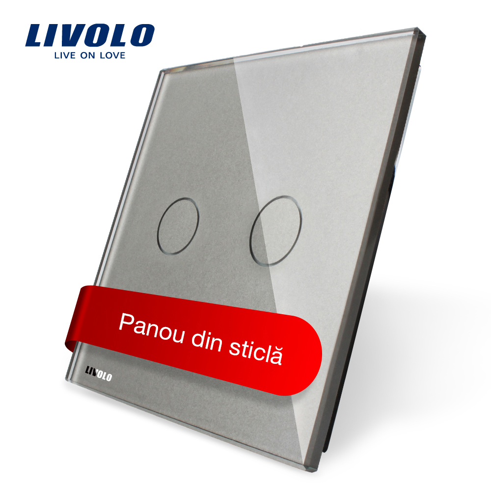 Întrerupator Dublu Touch Livolo din Sticlă - imagine 19