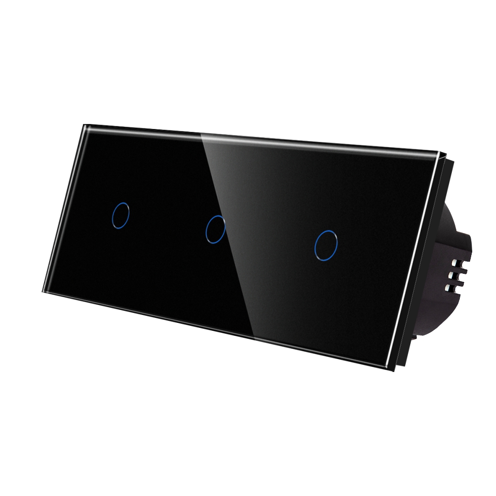 Intrerupator Touch 3 Wege Sticla LUXION IP45 - imagine 5
