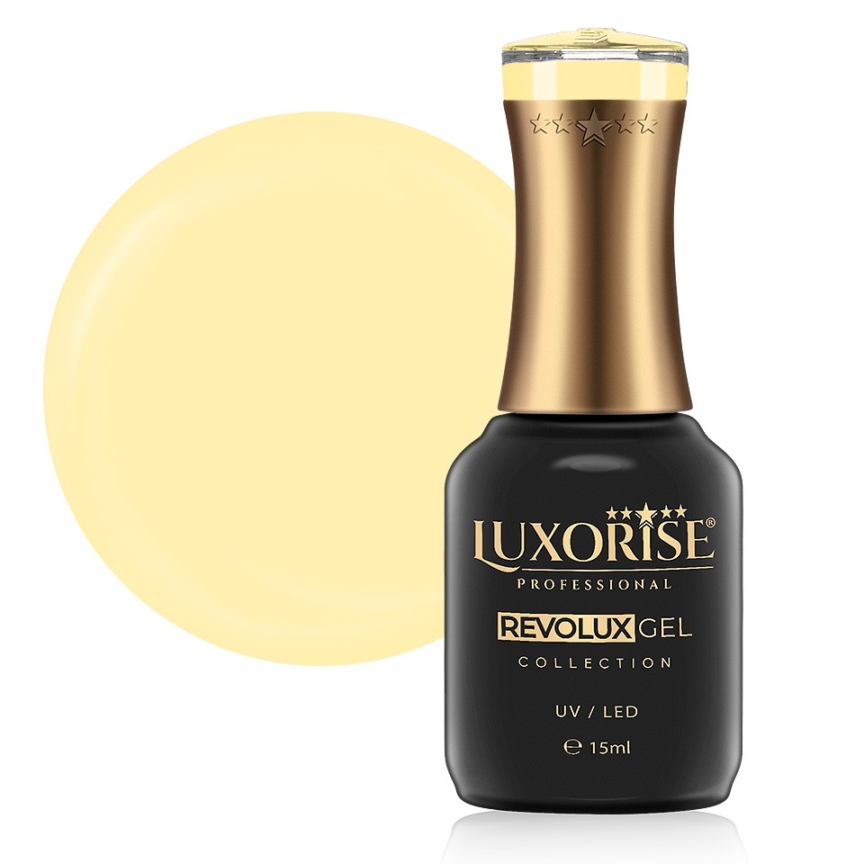Oja Semipermanenta Luxorise Pastel Honey 15ml - imagine 2