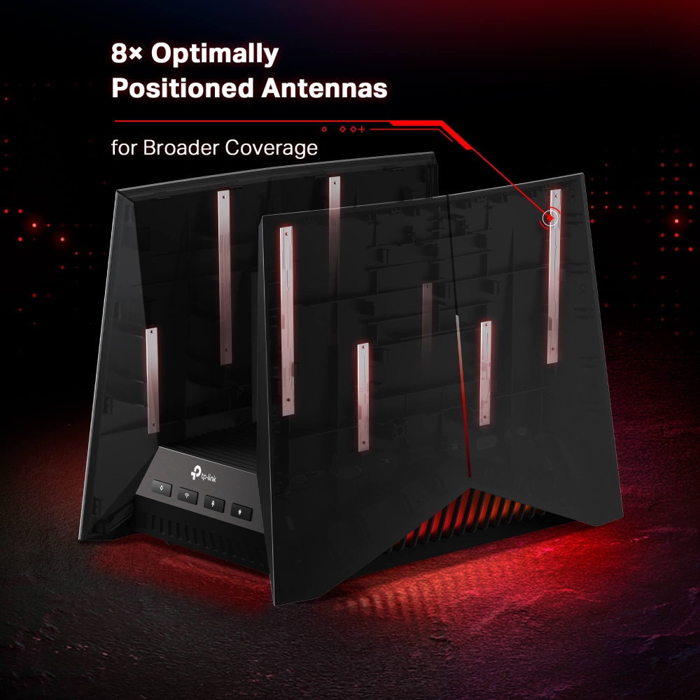 Router WiFi 7 TP-Link Archer GE800 Tri-Band 19Gbps Gaming - imagine 7
