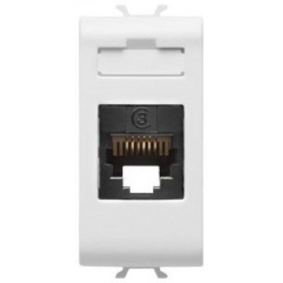 Priza Telefon RJ11 1M Gewiss Chorus Alb