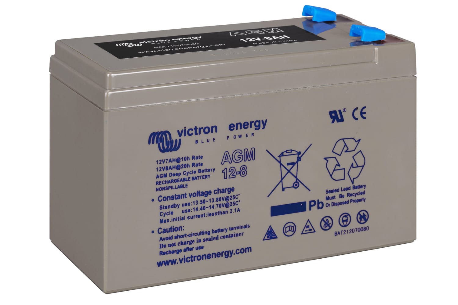 Acumulator Victron Energy 12V 8Ah AGM Deep Cycle - Fără Întreținere - imagine 8