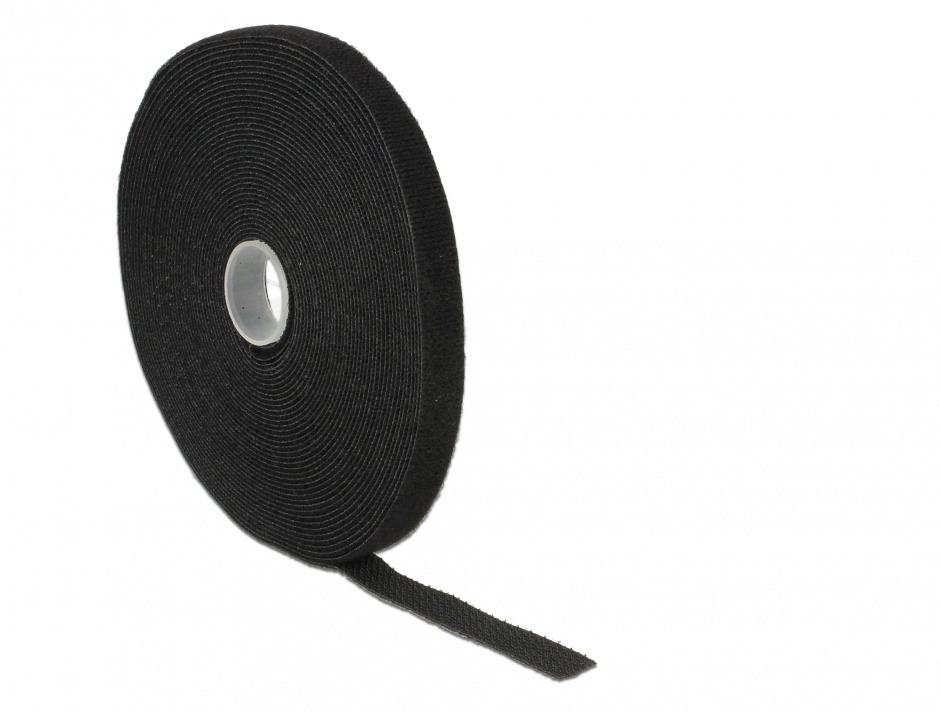 Rola cu arici neagra 10m x 13mm, Delock