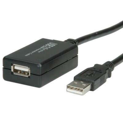 Cablu Preluungitor Activ USB 2.0 12m Value