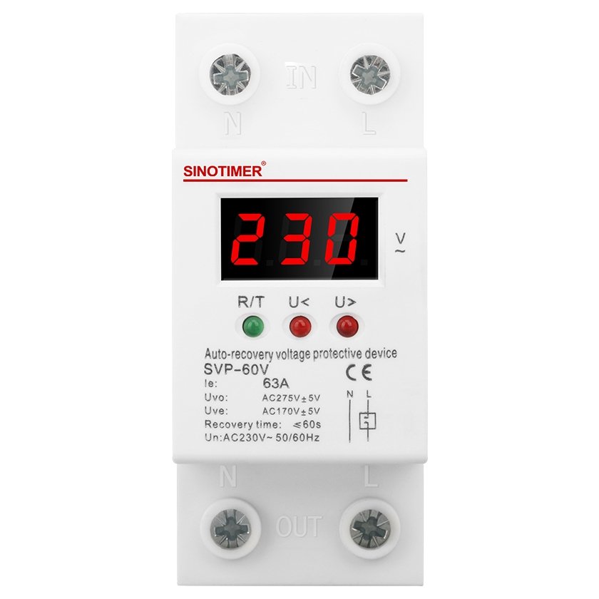 Releu Protecție Tensiune Sinotimer 40A