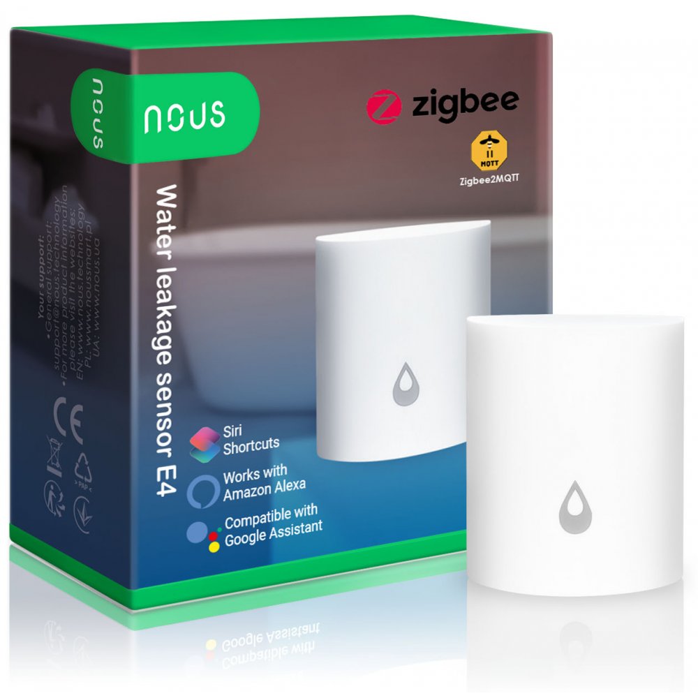 Senzor Scurgeri Apă NOUS E4 ZigBee | Alarma Inundații