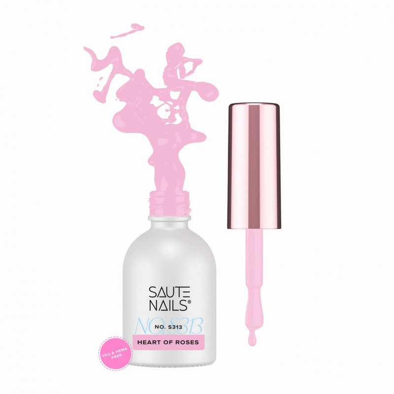 Ojă semi Saute Nails Heart of Roses - S313 8ml